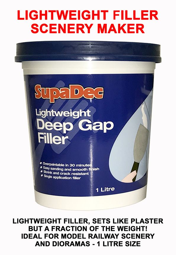 SupaDec Lightweight filler/Scenery Maker 1 Litre John Ayrey Die Casts